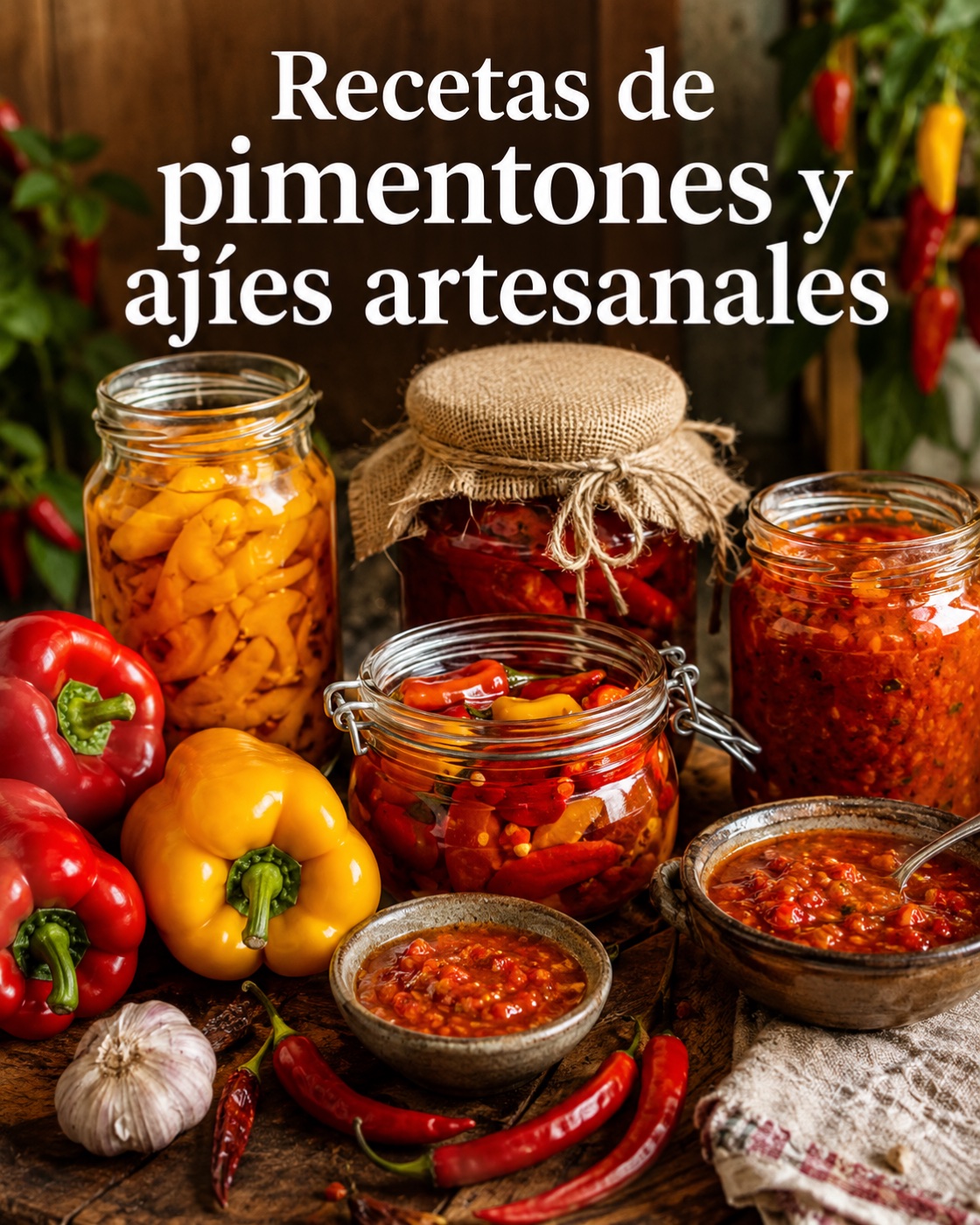 Recetas de ajíes y rocotos artesanales