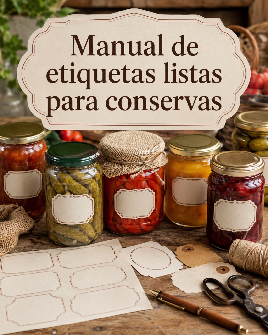 Manual de etiquetas listas para conservas