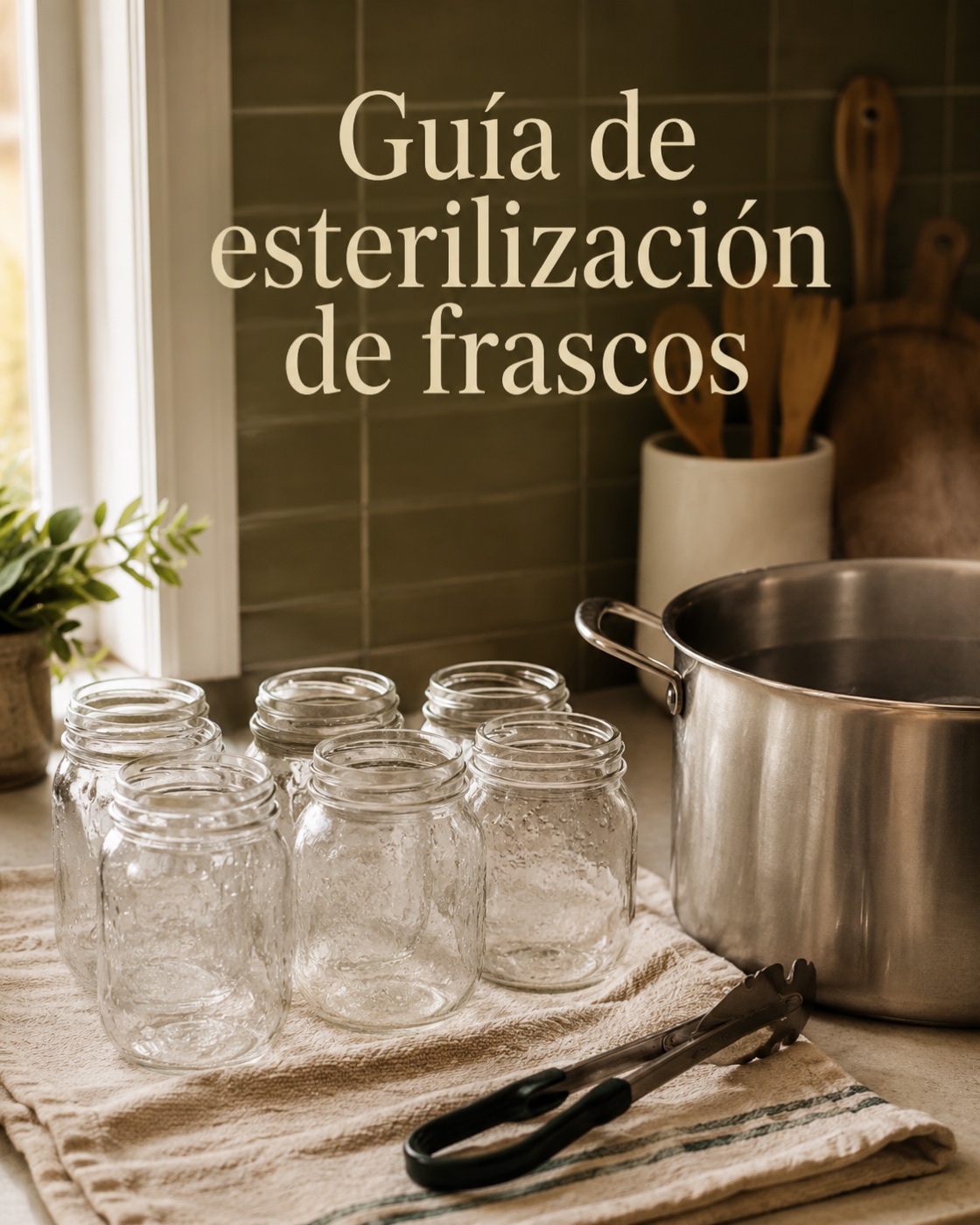 Guía de esterilización de frascos